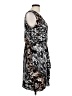 Donna Morgan Animal Print Silver Cocktail Dress Size 12 - photo 4