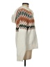 FRYE Chevron-herringbone Ivory Pullover Sweater Size M - photo 4