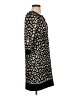 Joy Joy Animal Print Black Casual Dress Size XS - photo 4