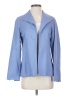 Coldwater Creek Blue Silk Blazer Size 4 - photo 1