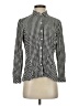 J.Jill 100% Rayon Checkered-gingham Black Long Sleeve Blouse Size XS - photo 1