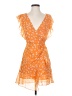 MNG 100% Polyester Orange Cocktail Dress Size 2 - photo 1