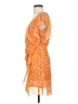 MNG 100% Polyester Orange Cocktail Dress Size 2 - photo 5