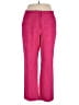 Boston Proper 100% Polyester Hearts Pink Casual Pants Size 16 - photo 1