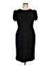 Andrew Marc Solid Black Cocktail Dress Size 16 - photo 1