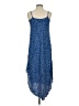 Universal Thread 100% Rayon Stars Blue Casual Dress Size XS - photo 2
