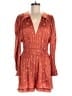 Maje 100% Polyester Stars Orange Romper Size EU (FR) 40 / US 8 - photo 1