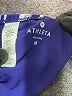 Athleta Stripes Purple Swimsuit Top Size M - photo 3