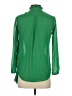 J.Crew 100% Polyester Green Long Sleeve Blouse Size XXS - photo 2