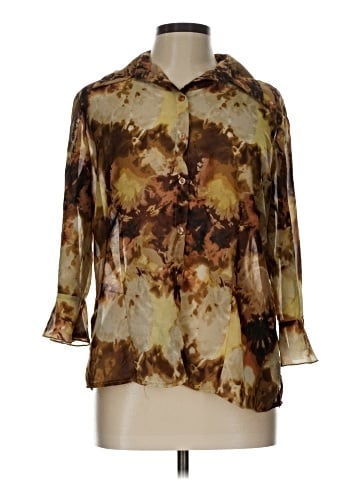 Essentials by Milano 3/4 Sleeve Blouse (view 1)