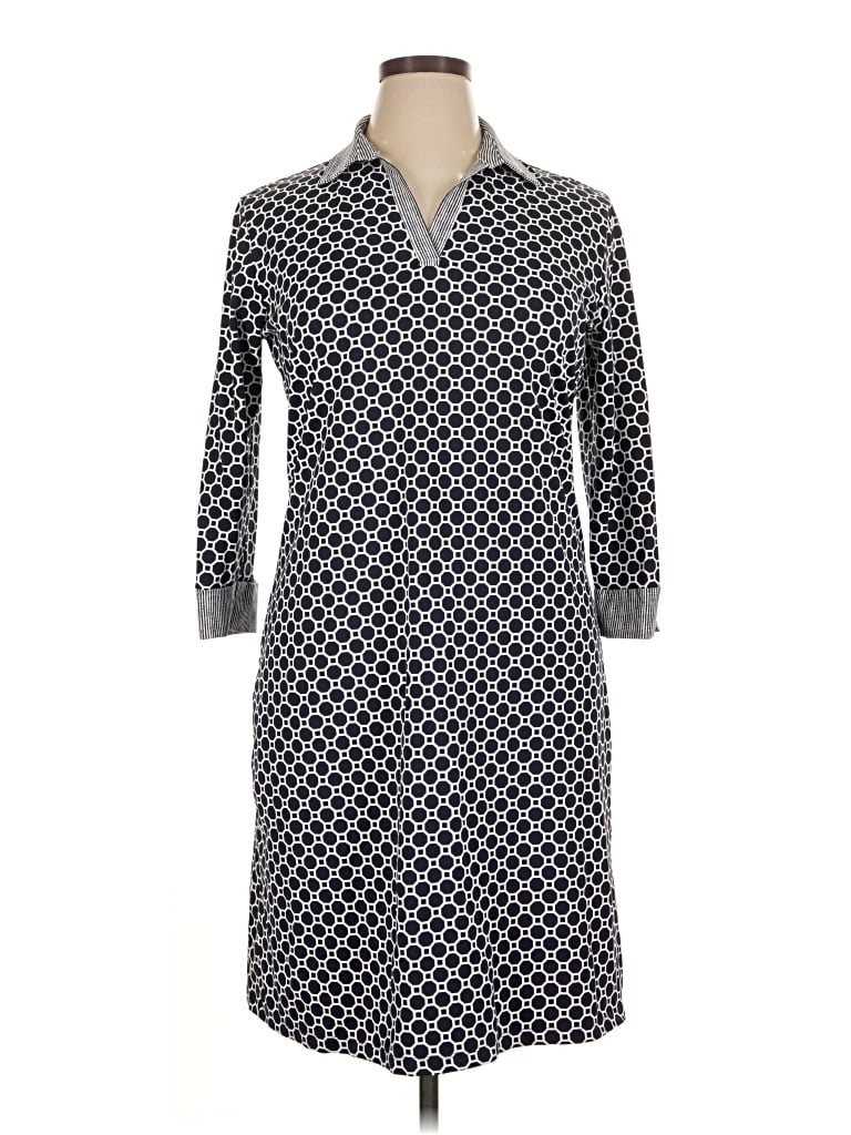 Pre-owned J. Mclaughlin Casual Dress In Gray