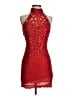 Niteline 100% Silk Red Cocktail Dress Size 4 - photo 1