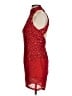 Niteline 100% Silk Red Cocktail Dress Size 4 - photo 5