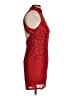 Niteline 100% Silk Red Cocktail Dress Size 4 - photo 4