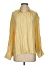 J.Crew 100% Viscose Color Block Yellow 3/4 Sleeve Blouse Size S - photo 1