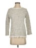 Kinross 100% Cotton Tweed Ivory Pullover Sweater Size XS - photo 1