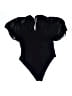 Unbranded Solid Black One Piece Swimsuit Size XL - photo 2
