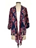 Lace + Whiskey 100% Polyester Purple Kimono Size S - photo 1