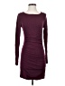 Express Solid Burgundy Cocktail Dress Size S - photo 1