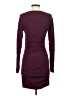 Express Solid Burgundy Cocktail Dress Size S - photo 2