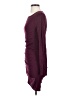 Express Solid Burgundy Cocktail Dress Size S - photo 5
