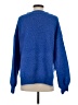 Unbranded 100% Polyester Solid Blue Pullover Sweater Size S - photo 2