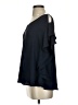 Max Studio 100% Polyester Black Short Sleeve Blouse Size S - photo 5