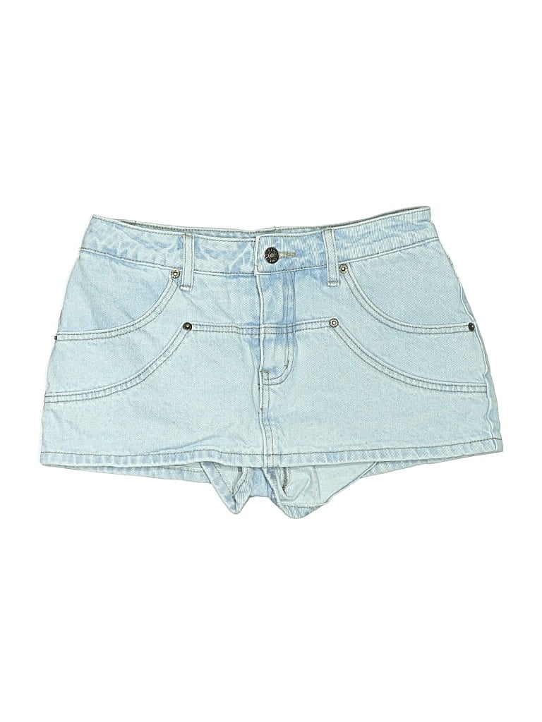 Pre-owned Edikted Denim Skirt In Blue