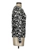 Talbots Paisley Black Silver Pullover Sweater Size S - photo 4