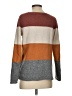 Pinque Color Block Brown Pullover Sweater Size S - photo 2