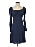 Old Navy 100% Rayon Solid Blue Cocktail Dress Size S - photo 1