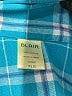Blair 100% Cotton Plaid Teal 3/4 Sleeve Button-Down Shirt Size XL - photo 7