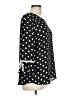 Printemps 100% Polyester Polka Dots Black 3/4 Sleeve Blouse Size L - photo 4