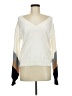 Laundry by Shelli Segal Color Block Ivory Pullover Sweater Size M - photo 1
