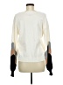 Laundry by Shelli Segal Color Block Ivory Pullover Sweater Size M - photo 2