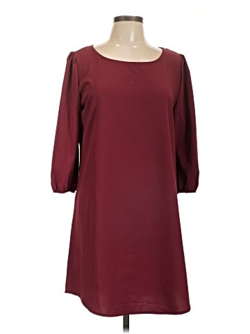 White Plum 3/4 Sleeve Top (view 1)