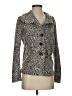 Susan Bristol Animal Print Ivory Blazer Size S - photo 1