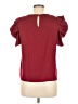 Shein 100% Polyester Burgundy Short Sleeve Top Size 6 - photo 2