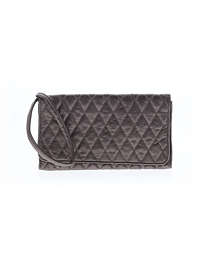 Pre-owned Nine West Wristlet In Gray