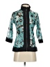 Assorted Brands Print Teal Black Jacket Size S (estimated) - photo 1