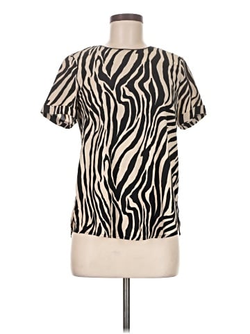 Naked Zebra Short Sleeve Blouse (view 1)