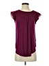 Merona 100% Polyester Burgundy Short Sleeve Blouse Size XS - photo 1