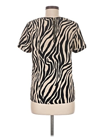 Naked Zebra Short Sleeve Blouse (view 2)