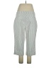 Anne Klein Stripes Silver Casual Pants Size XL - photo 2