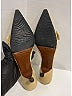 Prada 100% Leather Gold Tan Leather Pointed Toe Mules Size EU 39 1/2 - photo 9