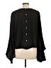 CATHERINE Catherine Malandrino 100% Polyester Black Long Sleeve Blouse Size 12 - photo 2