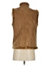 Jaclyn Smith 100% Polyester Brown Faux Fur Vest Size S - photo 2