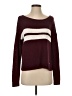 Hollister Stripes Burgundy Pullover Sweater Size S - photo 1