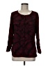 Anne Klein 100% Polyester Burgundy Long Sleeve Blouse Size M - photo 1