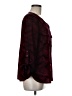 Anne Klein 100% Polyester Burgundy Long Sleeve Blouse Size M - photo 4